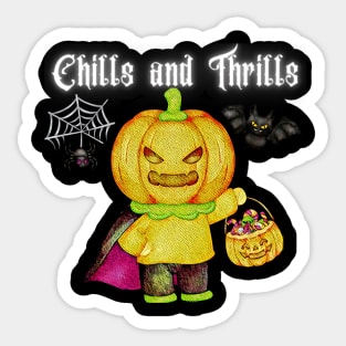 Chills and Thrills - Halloween 2023 Sticker